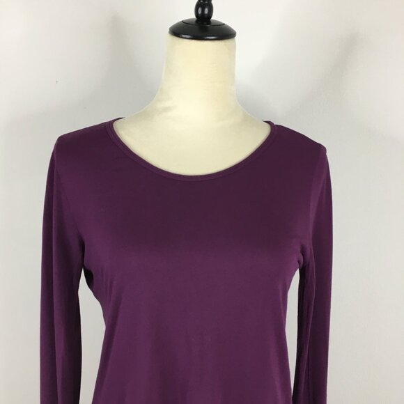 BCBGMAXAZRIA Deep Port SELDA Ruching Back Long Sleeve Shirt Top - Picture 6 of 8